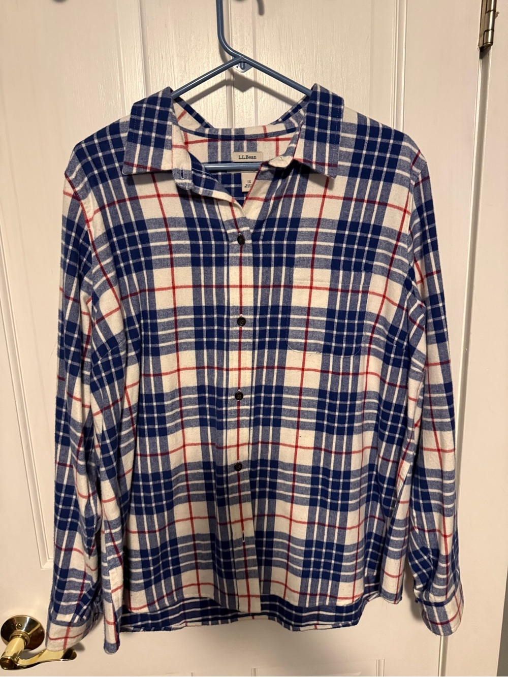 L.L. Bean Plaid Flannel Shirt